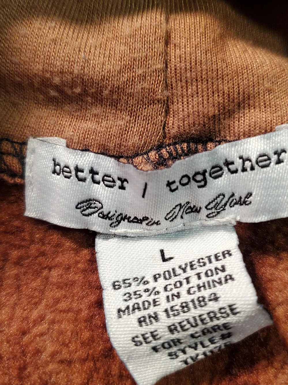 Better Together Black And Brown SizeL  Skeletons  Hoodie